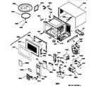GE JES1133WN06 microwave parts diagram