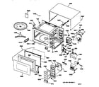 GE JES733BV03 microwave parts diagram