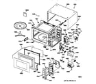 GE JE740WW03 microwave parts diagram