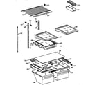 Kenmore 36368282890 shelf parts diagram
