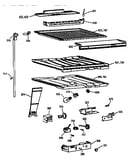 Compartment separator parts