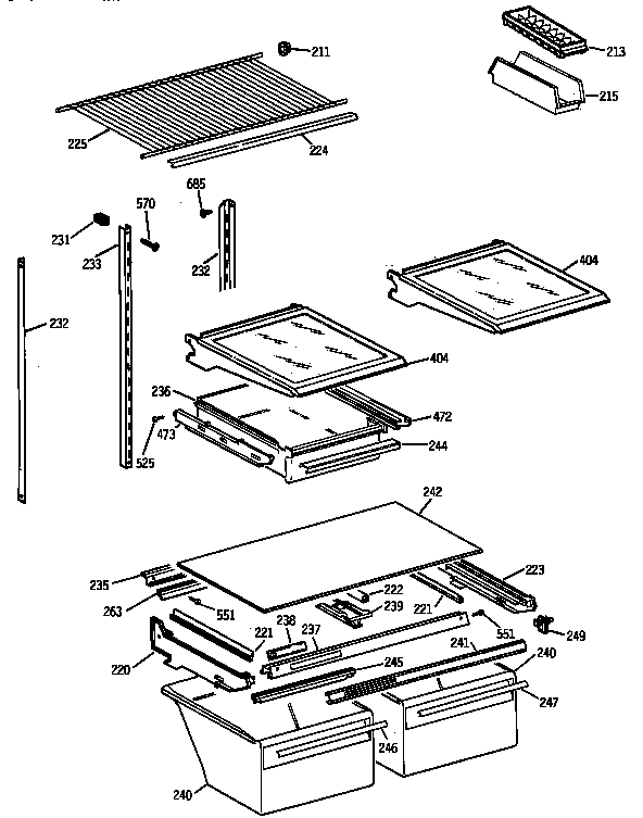 SHELF PARTS