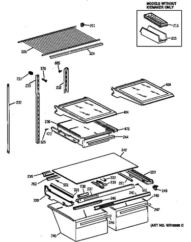Shelf parts