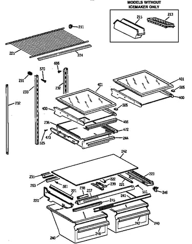 Shelf parts