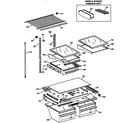Kenmore 36368295890 shelf parts diagram