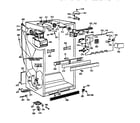 Kenmore 36378292890 cabinet parts diagram