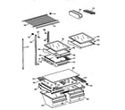 Kenmore 36378292890 shelf parts diagram