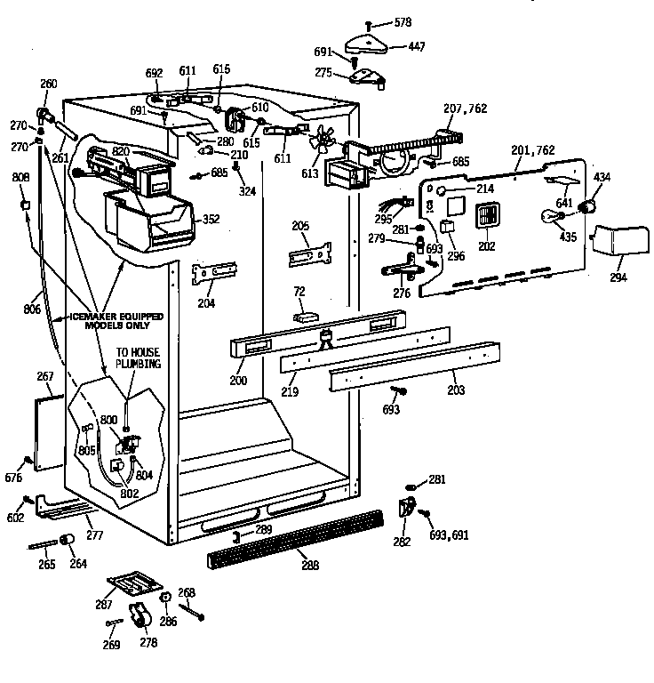 Cabinet parts