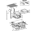 Kenmore 36378295890 shelf parts diagram