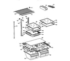 Kenmore 36378297890 shelf parts diagram