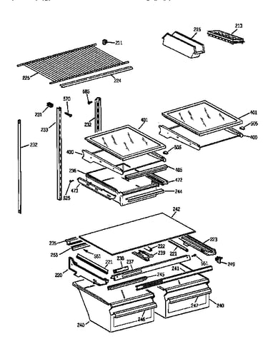 Shelf parts