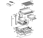 Kenmore 36368852891 shelf parts diagram
