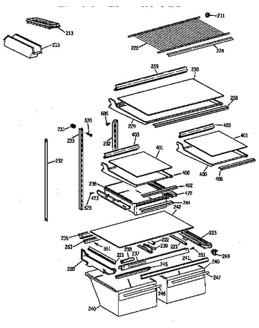 Shelf parts