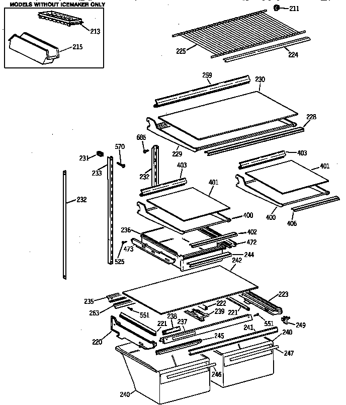 SHELF PARTS