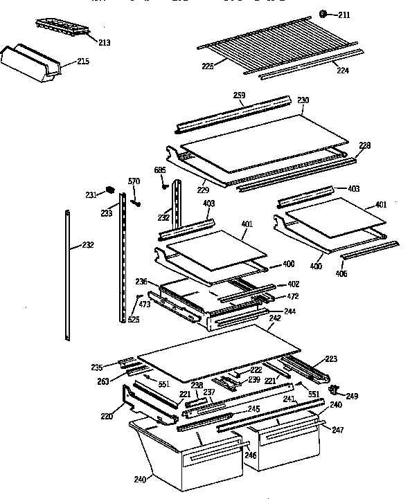 SHELF PARTS