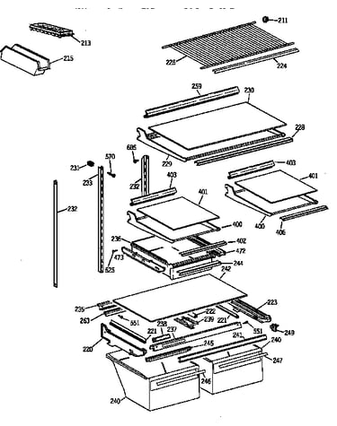 Shelf parts
