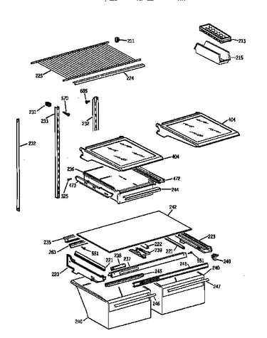 Shelf parts
