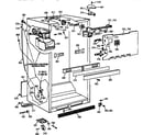 Kenmore 36368965890 cabinet parts diagram