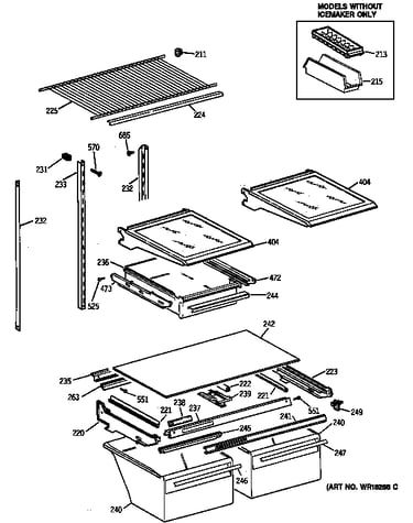 Shelf parts