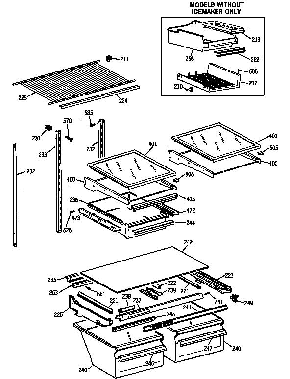 SHELF PARTS