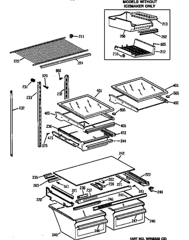 Shelf parts