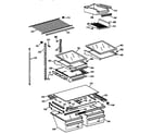 Kenmore 36378595892 shelf parts diagram
