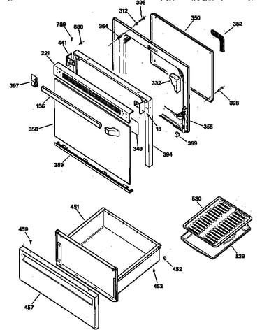 Oven door