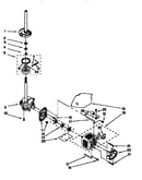 Brake, clutch, gearcase, motor and pump