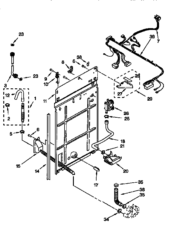 Rear panel