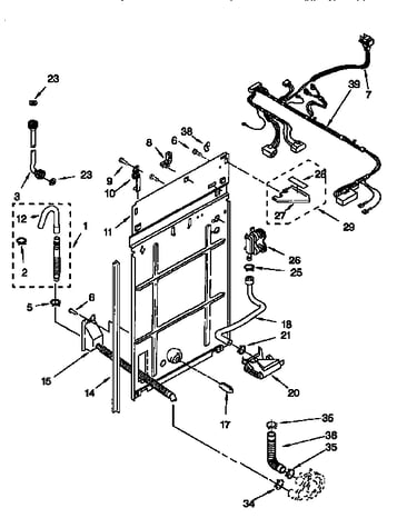 Rear panel