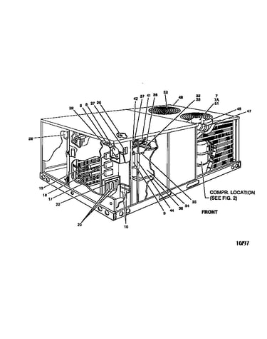 Single package cooling unit
