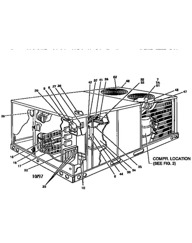 Single package cooling unit