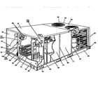 York D3CE120A25ME single package cooling unit diagram