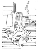 Handle and bag housing