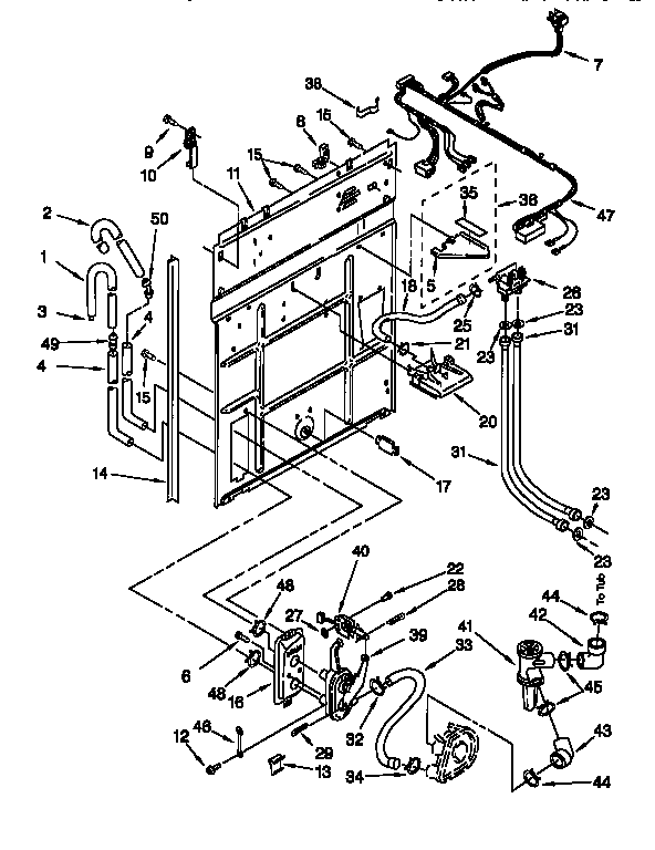 Rear panel