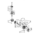 Kenmore 11016872693 motor and pump diagram