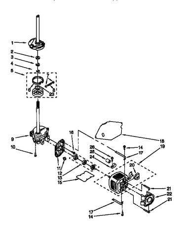 Motor and pump