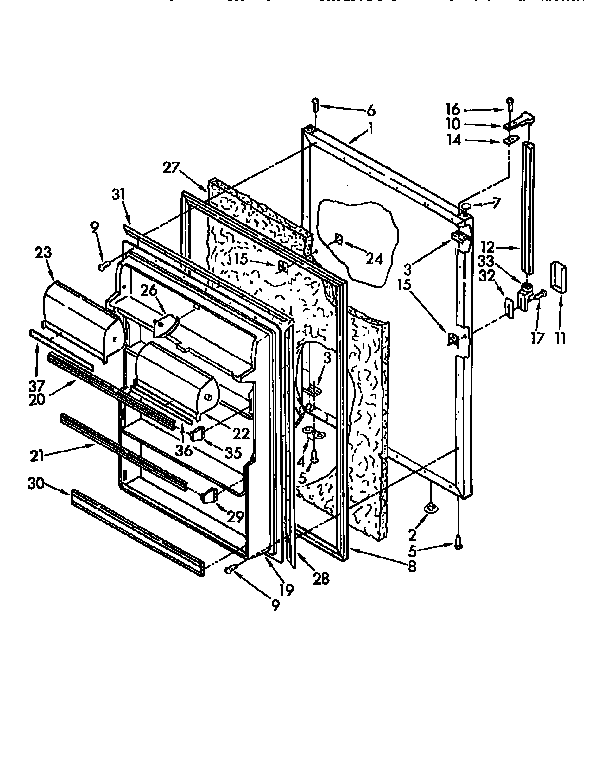 REFRIGERATOR DOOR