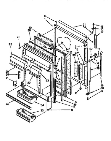 Refrigerator door
