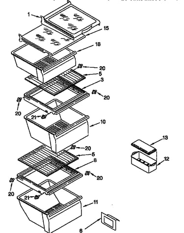 Refrigerator shelf