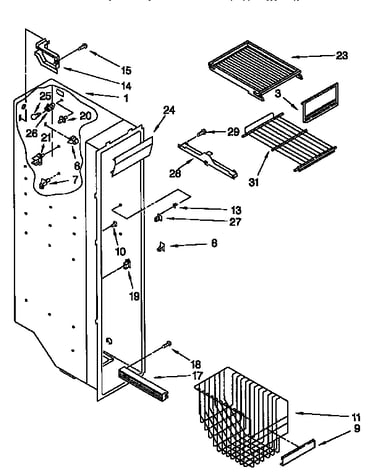 Freezer liner