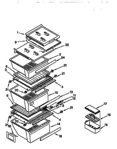Refrigerator shelf