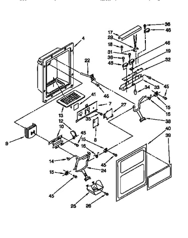 Dispenser front