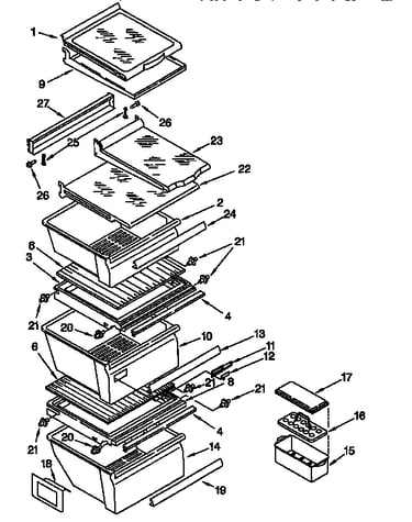 Refrigerator shelf
