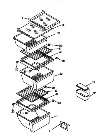 Refrigerator shelf