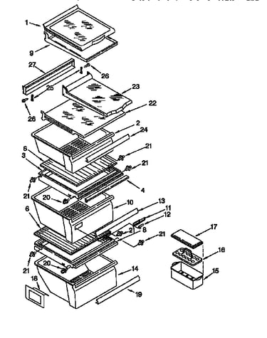 Refrigerator shelf