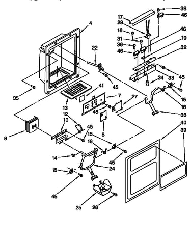 Dispenser front