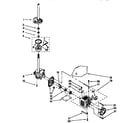 Kenmore 11026814691 motor and pump diagram