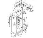 Kenmore 2539366787 cabinet parts diagram