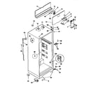 Kenmore 2539366727 cabinet parts diagram